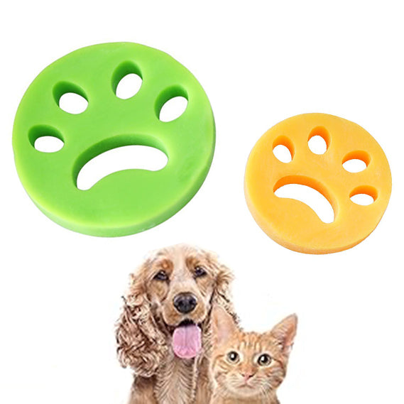 Reusable Dog & Cat Hair Remover Tool(Orange + Green)