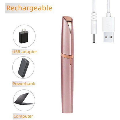 USB Rechargeable Portable Electric Eyebrow Trimmer