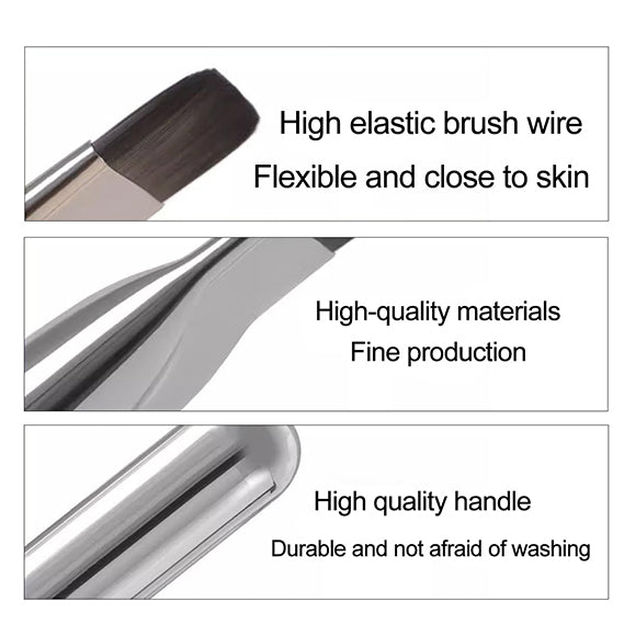 Flat Foundation Makeup Brush for Liquid Cream