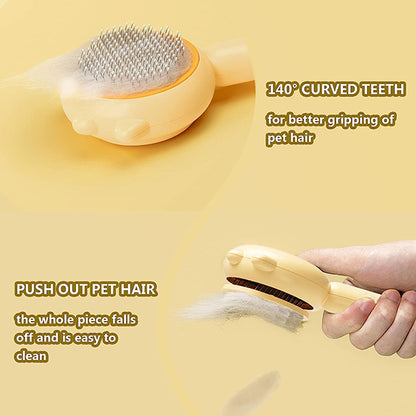 Pet Hair Cleaning Brush with Release Button