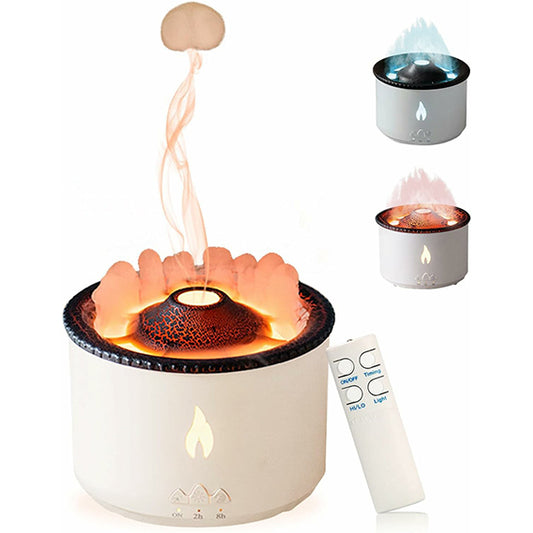 Volcano Humidifier with Flame and Volcano Atomization Modes