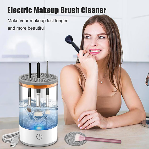 Electric Makeup Brush Cleaner Machine for All Size Makeup Brush