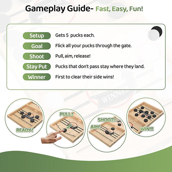 Super Sling Puck Board Games for a Family Game Night