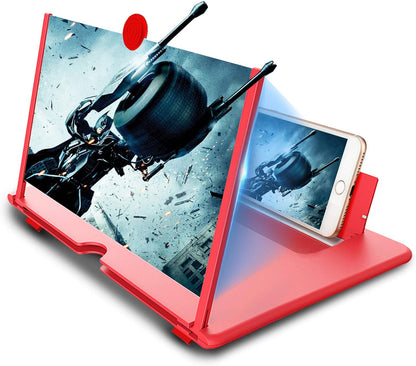 12" Screen 3D HD Foldable Magnifier for  All Smartphones