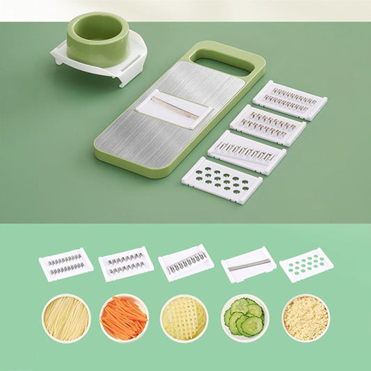 5-in-1 Multifunctional Vegetable Cutter with Container