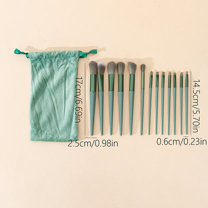 13 Pcs Makeup Brushes Set with Cloth Bag