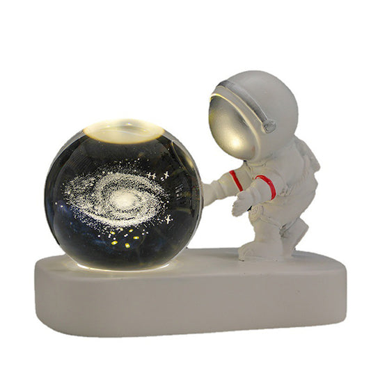 Creative Astronauts Night Light with USB Base Ornaments