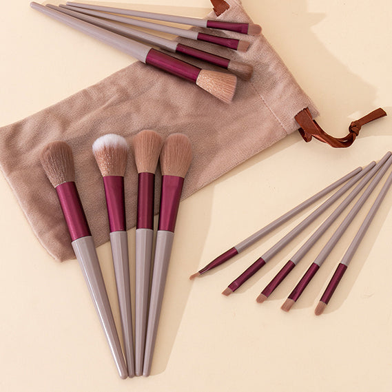 13 Pcs Makeup Brushes Set with Cloth Bag
