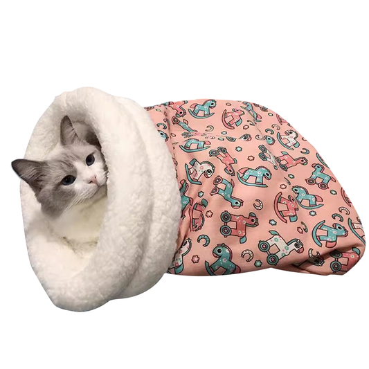 Semi-enclosed Self Warming Cat Sleeping Bag