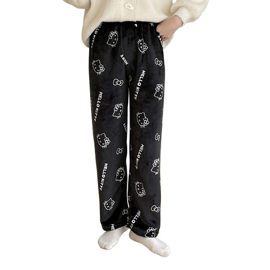 Women's Hello Kitty Plush Pajama Pants