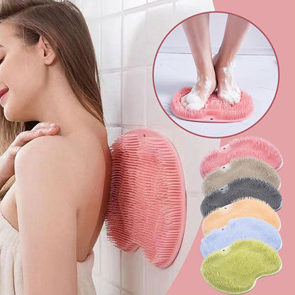 1pc Back Scrubber Bath Shower Belt Anti-Slip Mat