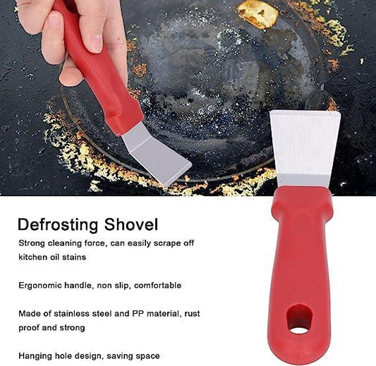 Kitchen Oil Fume Shovel Stainless Steel Cleaning Shovel 10pcs