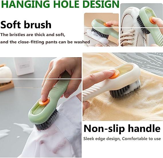 Multifunctional Liquid Shoe Brush (White+Green)